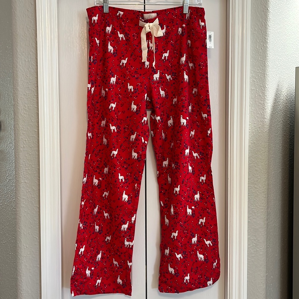 Love by Gap Llama pajama pants size adult medium- NWT